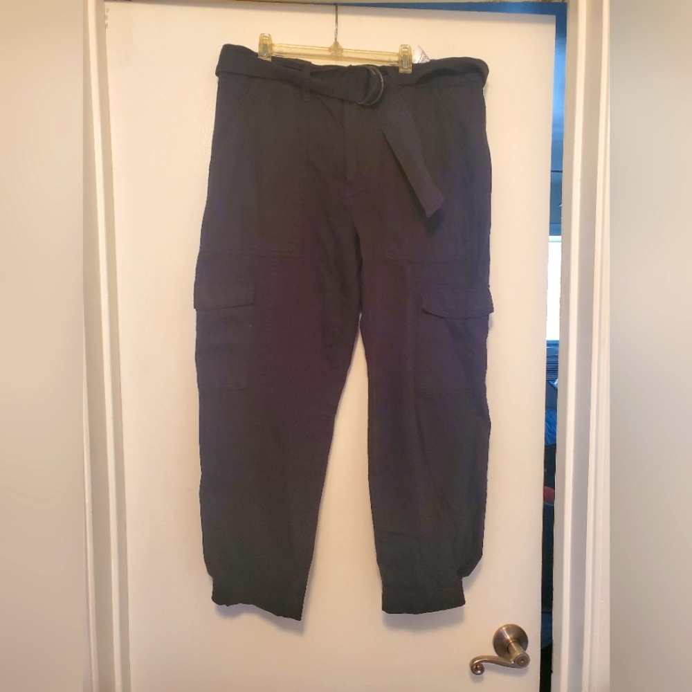 Banana Republic black cargo jeans